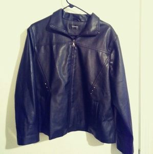 Colebrook Classic Faux Leather Jacket Women's